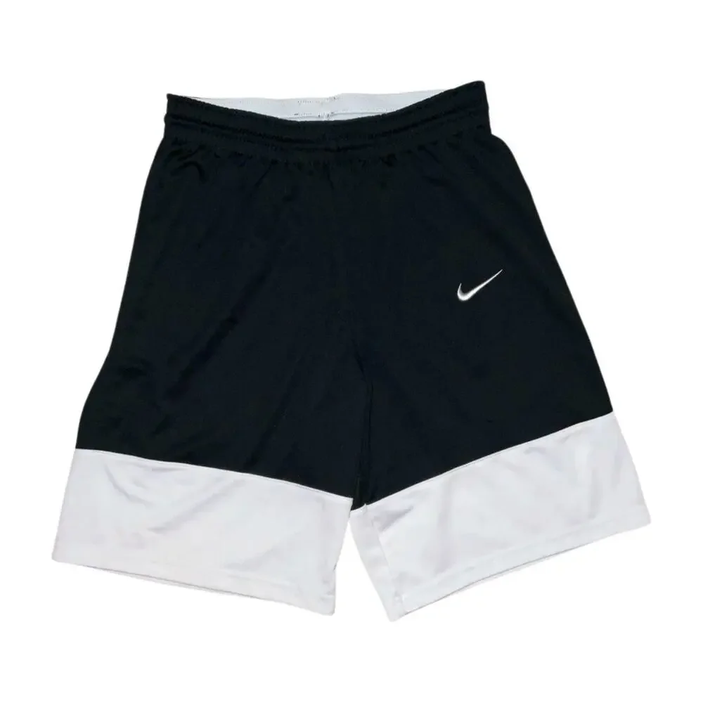 Nike Dri-FIT Black White Shorts Youth Size S